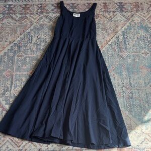 Happy Earth Organic Cotton Navy Sleeveless Dress
